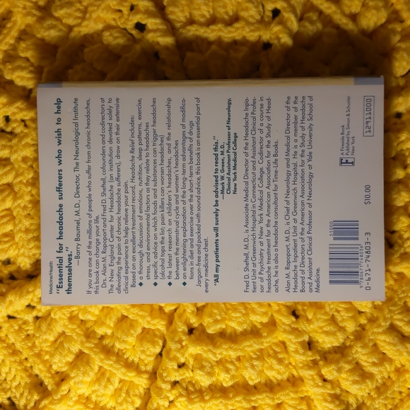Headache Relief by Alan M. Rapoport, Paperback - Picture 2 of 4